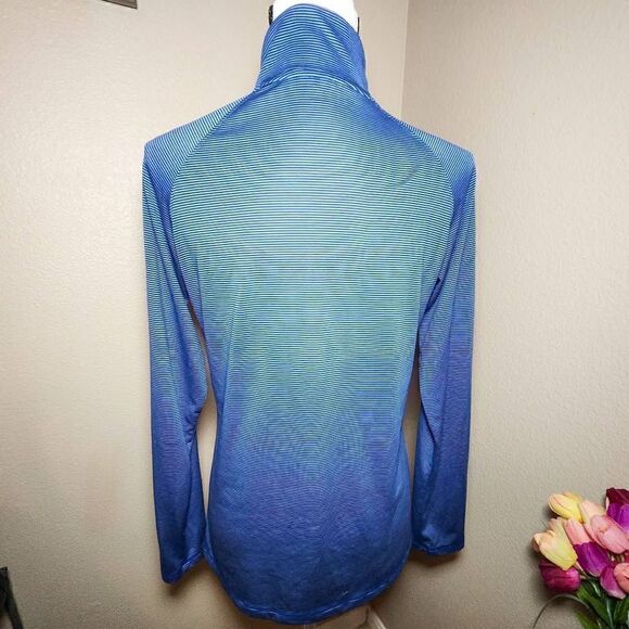 Under Armour Stripe Tech 1/4 Zip Long sleeve Shirt Size S - Picture 4 of 7